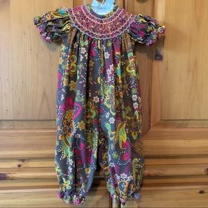 Stellybelly smocked long bubble